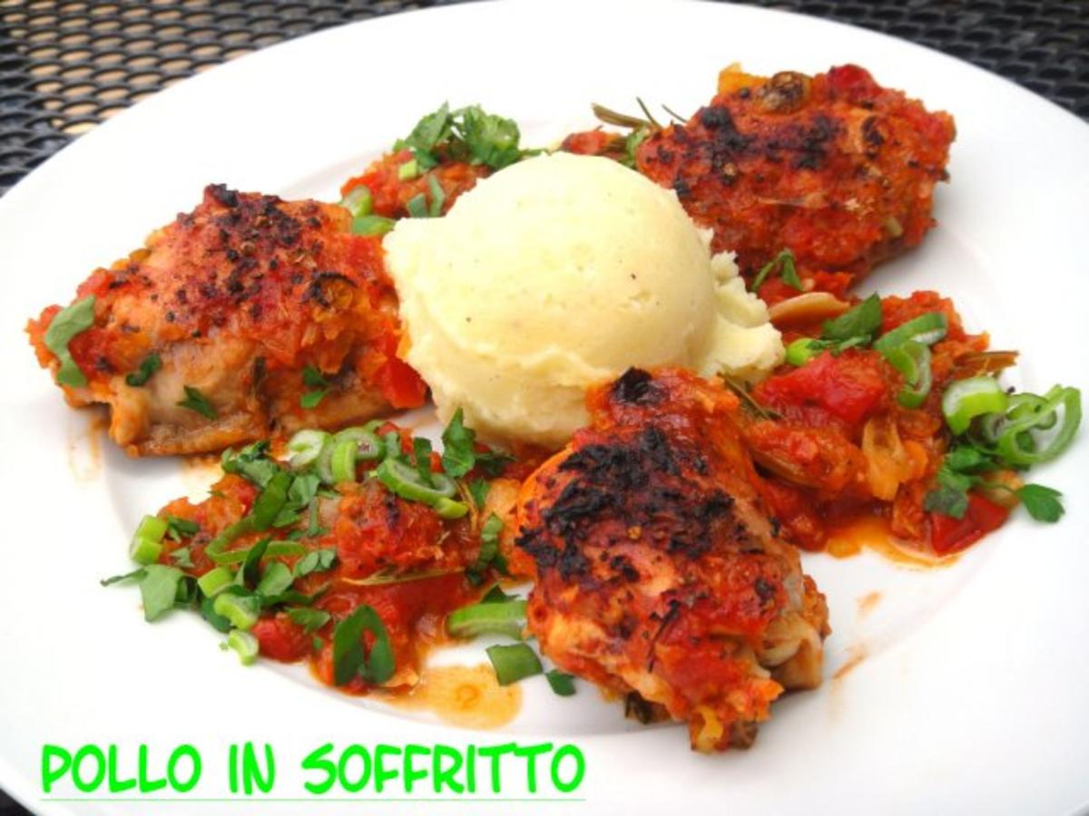 Bilder für Pollo in Soffritto e Pure di Patate - Rezept