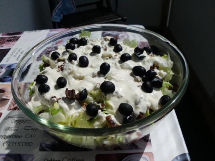 Schichtsalat griechische Art - Rezept mit Bild - kochbar.de