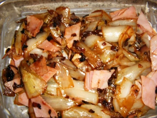 Rezept: Chicoree-Hähnchen-Auflauf Bild Nr. 7 Chicoree-Hähnchen-Auflauf - Rezept - Bild Nr. 7