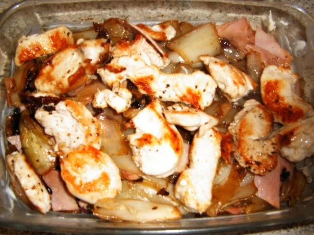 Rezept: Chicoree-Hähnchen-Auflauf Bild Nr. 8 Chicoree-Hähnchen-Auflauf - Rezept - Bild Nr. 8