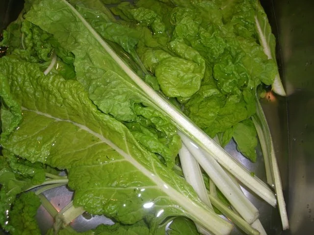 Rezept: ~ Gemüsebeilage ~ Mangold in Erdnußsahne Bild Nr. 2 ~ Gemüsebeilage ~ Mangold in Erdnußsahne - Rezept - Bild Nr. 2