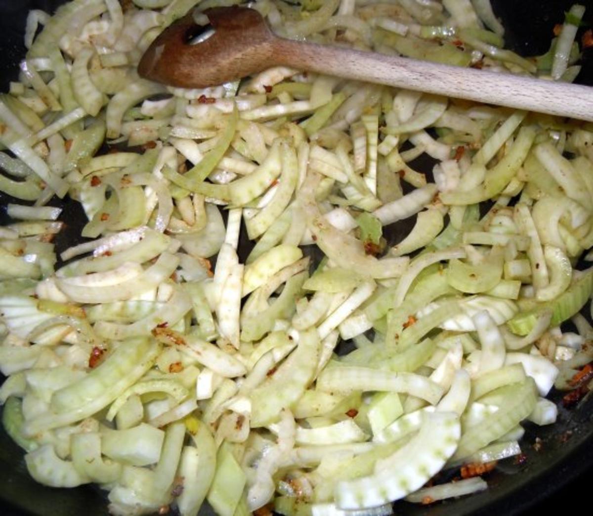 Hähnchen-Fenchel-Orangen-Pfanne - Rezept - Bild Nr. 5