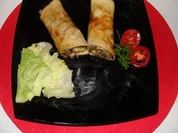 Gemüse : - Pfannkuchen mit Pilzfüllung - Rezept