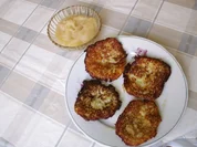 Klitscher (Kartoffelpuffer) mit Apfelmus - Rezept