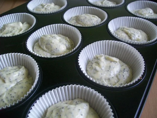 Mohn - Zitronen - Cupcake - Rezept - Bild Nr. 3