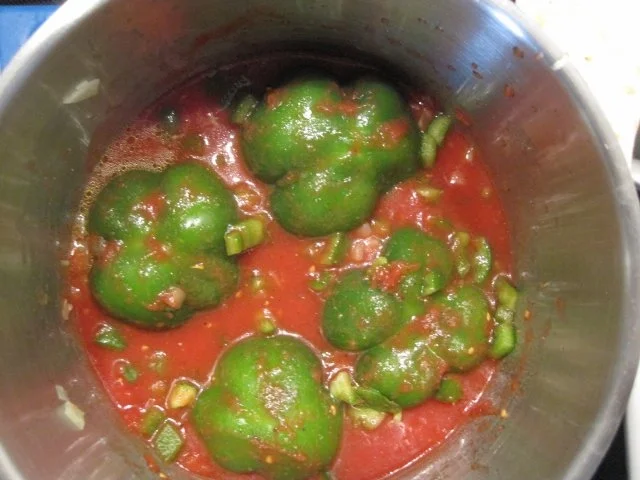 Rezept: Gefüllte Paprika Bild Nr. 6 Gefüllte Paprika - Rezept - Bild Nr. 6