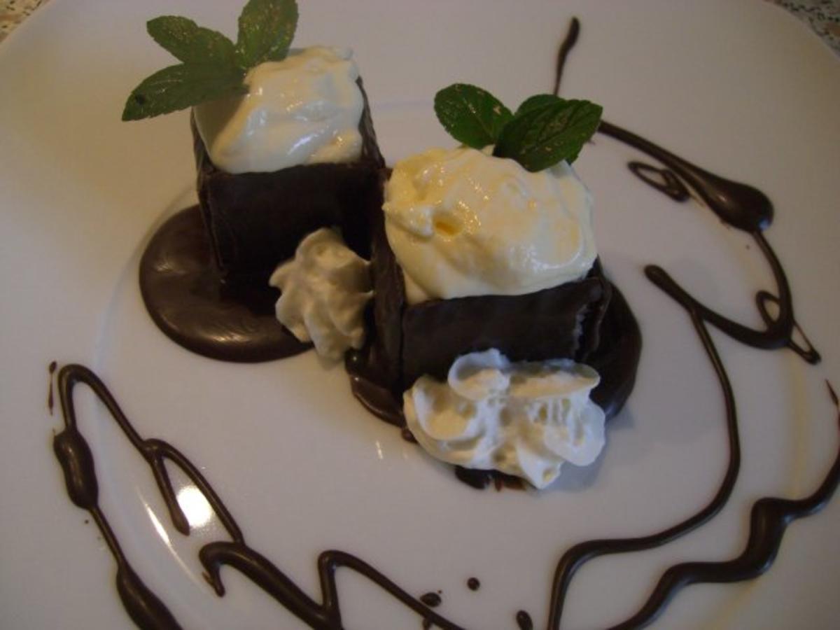 Eierlikör Mascarpone Creme in After Eight Schächtelchen - schnell ...