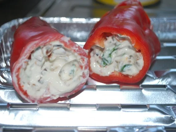 Spitzpaprika vom Grill - Rezept