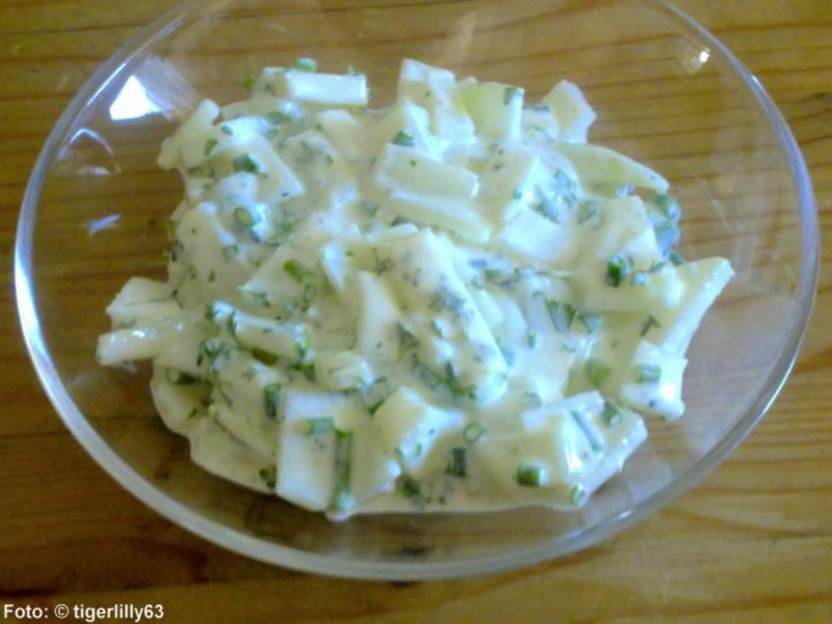Kohlrabi-Salat No. 2 - Rezept