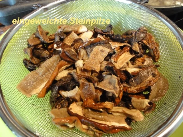 Sauce:   STEINPILZ - SAHNE - - Rezept - Bild Nr. 2