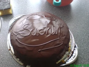 Rezept: Sachertorte auf andere Art Sachertorte auf andere Art - Rezept
