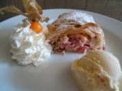 Rhabarber - Strudel - Rezept