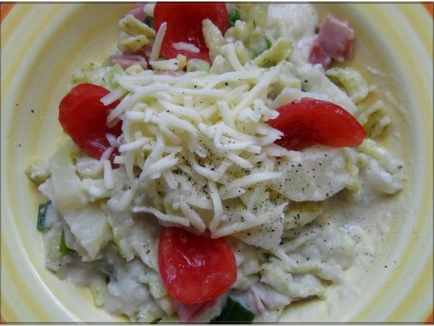 Kräuterspätzle mit Schinken & Gemüse - Rezept - Bild Nr. 13