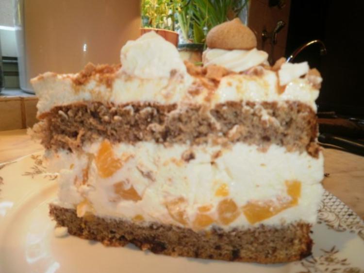 Pfirsich-Mandel-Torte - Rezept mit Bild - kochbar.de