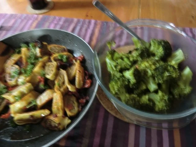 Gebratene Maultaschen mit Brokkoligemüse und Chorizowurst - Rezept - Bild Nr. 6