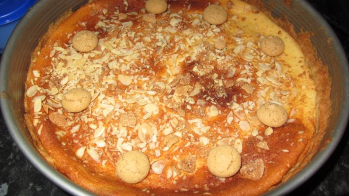 Bilder für Käsekuchen mit Amaretto - Rezept