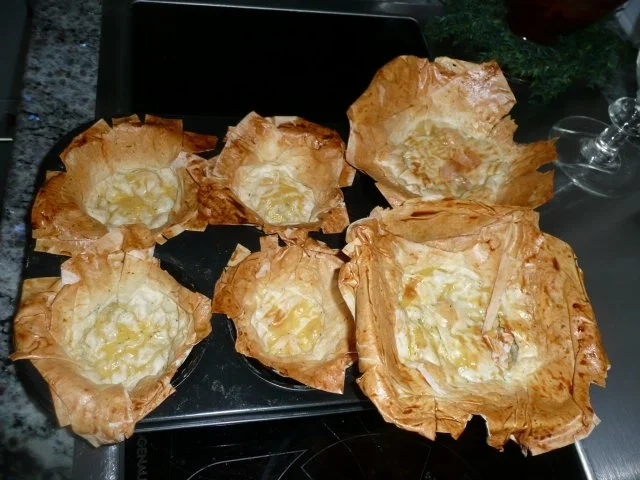 SPARGEL/Eiersalat in Filoteigkörbchen - Rezept - Bild Nr. 5