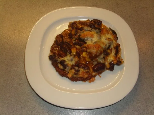 Tellergerichte: Käse auf Bohnen, Bohnen auf Kartoffeln - Rezept