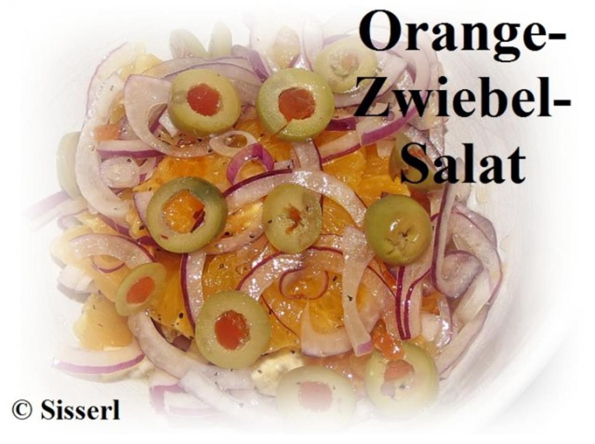 Orangen-Zwiebel Salat - Rezept