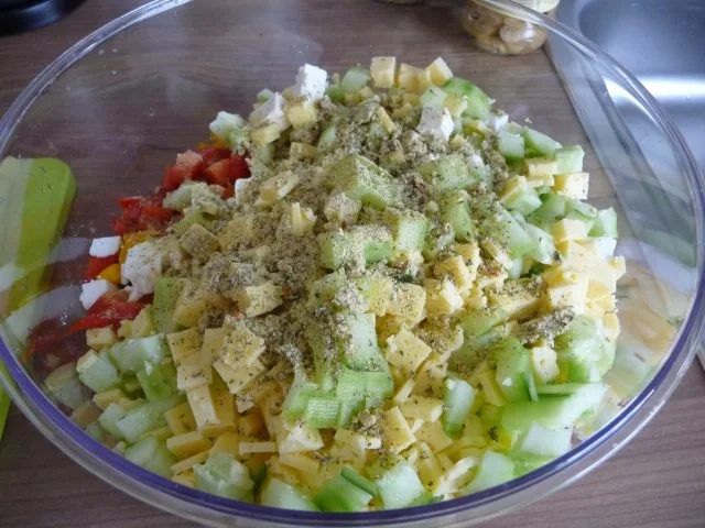 Fixe Küche : ....heute mal nur ´nen Salat - Rezept - Bild Nr. 4