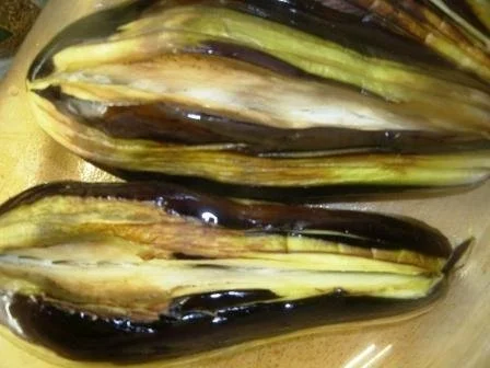 Rezept: Gefüllte Aubergine Bild Nr. 4 Gefüllte Aubergine - Rezept - Bild Nr. 4