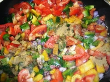 Rezept: Gefüllte Aubergine Bild Nr. 5 Gefüllte Aubergine - Rezept - Bild Nr. 5