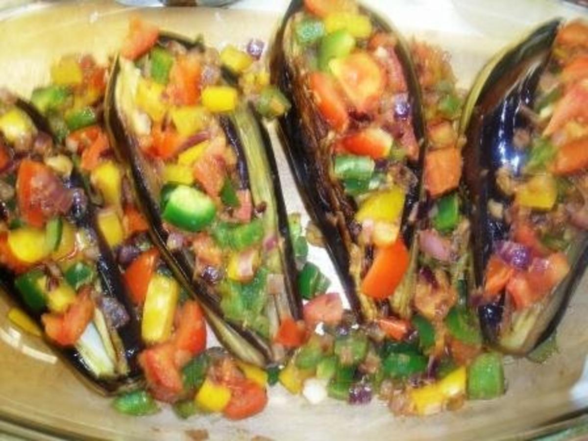 Gefüllte Aubergine - Rezept - Bild Nr. 6