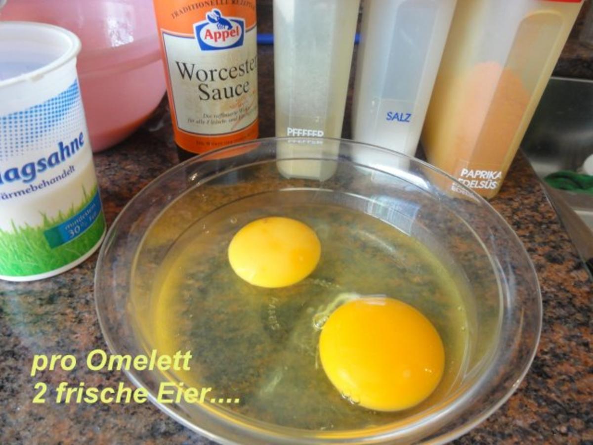 Eier:   SCHINKENSPECK - OMELETT mit Spargelfüllung - Rezept - Bild Nr. 4