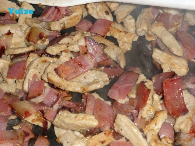 Rezept: Pastateller mit Fleisch u.Gemüse Bild Nr. 4 Pastateller mit Fleisch u.Gemüse - Rezept - Bild Nr. 4