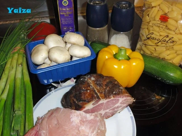 Rezept: Pastateller mit Fleisch u.Gemüse Bild Nr. 2 Pastateller mit Fleisch u.Gemüse - Rezept - Bild Nr. 2