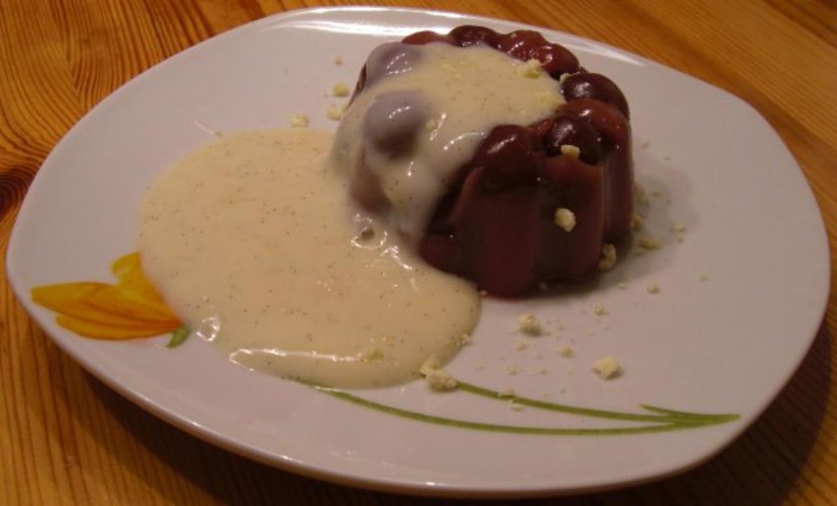 Dessert: Kirschpudding - Rezept