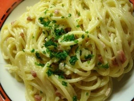 Rezept: Spaghetti Carbonara Bild Nr. 5 Spaghetti Carbonara - Rezept - Bild Nr. 5