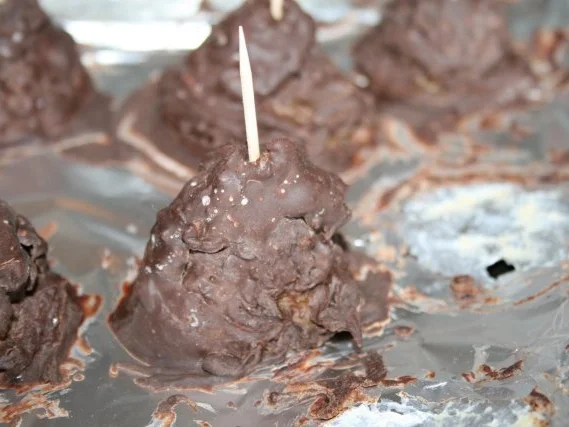 Rezept: Milchreis Pralinen mit Früchten Milchreis Pralinen mit Früchten - Rezept