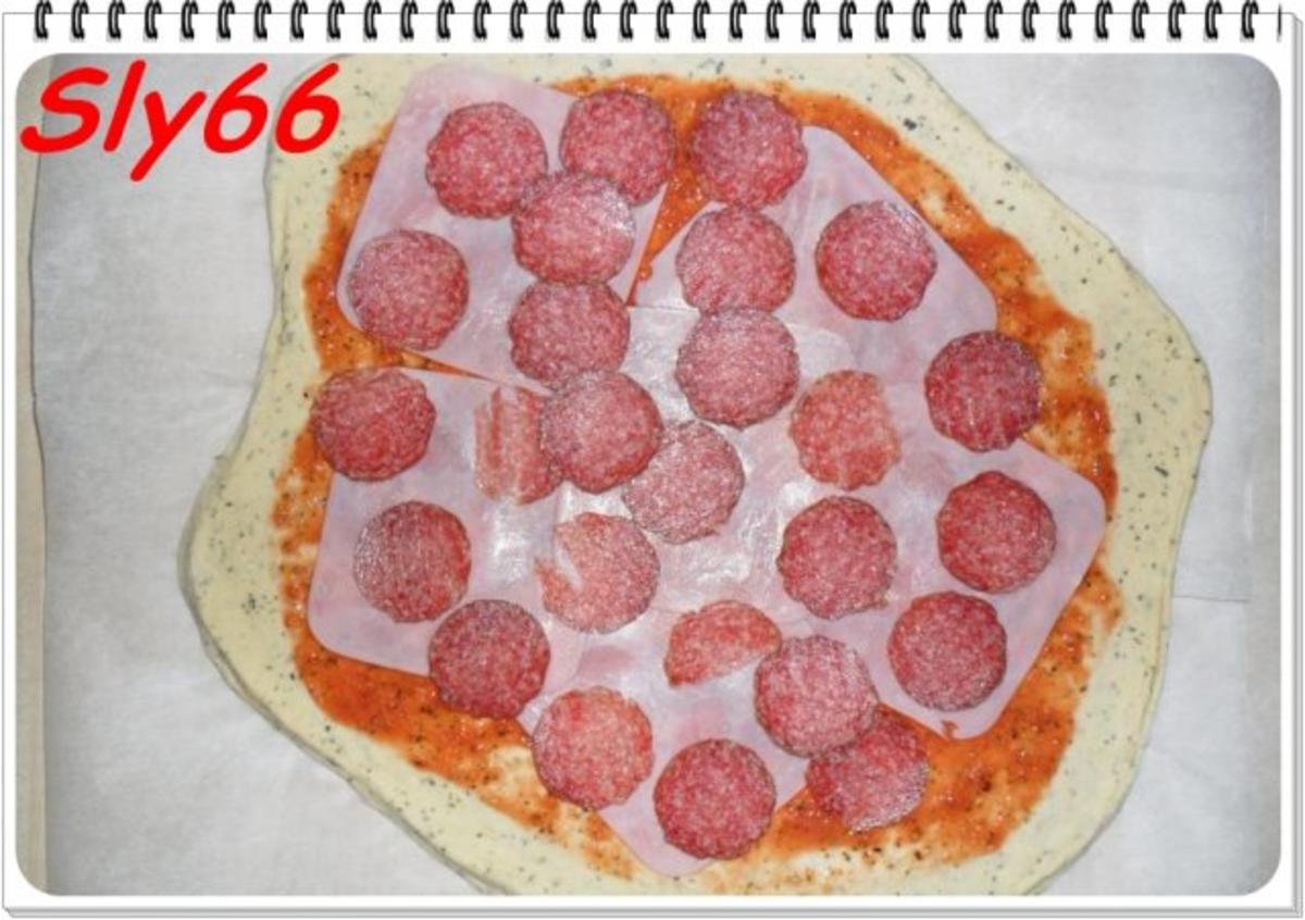 Pizza Tonno-Funghi - Rezept - Bild Nr. 14