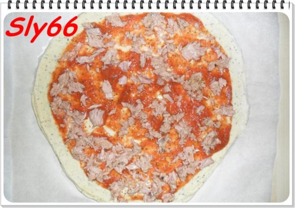 Pizza Tonno-Artischocke - Rezept - Bild Nr. 13