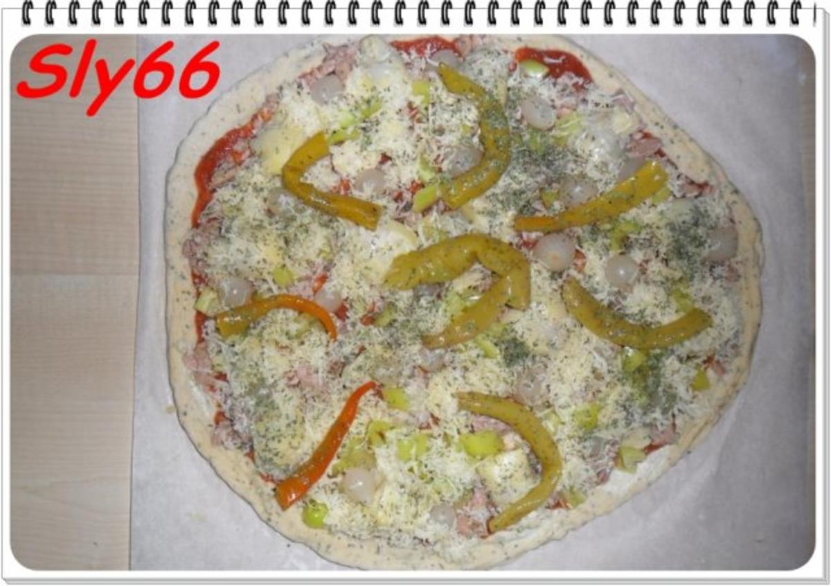 Pizza Tonno-Artischocke - Rezept - Bild Nr. 16