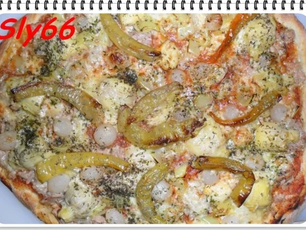 Rezept: Pizza Tonno-Artischocke Bild Nr. 17 Pizza Tonno-Artischocke - Rezept - Bild Nr. 17