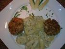Thunfischbuletten mit Spargelragout - Rezept