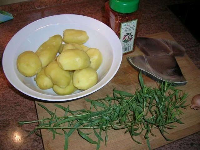 Rezept: Thunfischbuletten mit Spargelragout Bild Nr. 6 Thunfischbuletten mit Spargelragout - Rezept - Bild Nr. 6