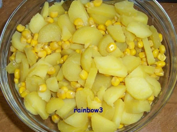 Salat: Kartoffelsalat mit Mais - Rezept - Bild Nr. 4