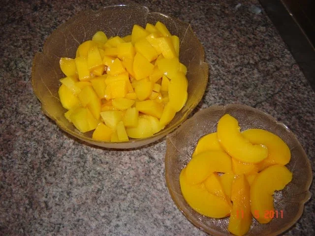 Auflauf & Co. : Reis-Quark-Auflauf mit Pfirsichen  (Bilder....) - Rezept - Bild Nr. 3