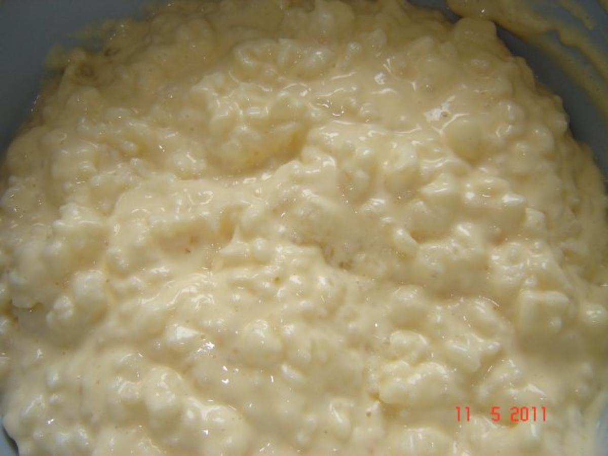 Auflauf & Co. : Reis-Quark-Auflauf mit Pfirsichen  (Bilder....) - Rezept - Bild Nr. 5