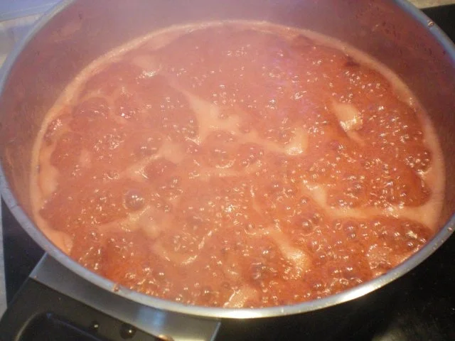 Meine Erdbeer-Rhabarber-Marmelade - Rezept - Bild Nr. 5