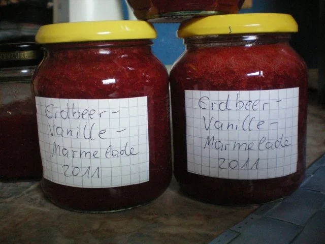 Rezept: Meine Erdbeer-Vanille-Marmelade Meine Erdbeer-Vanille-Marmelade - Rezept
