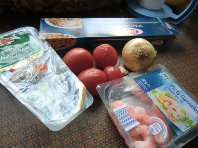 Spaghetti mit Garnelen und Tomaten - Rezept - Bild Nr. 2