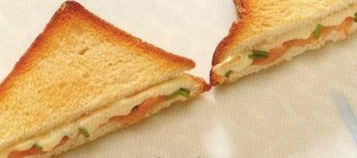 laks sandwitch - Rezept