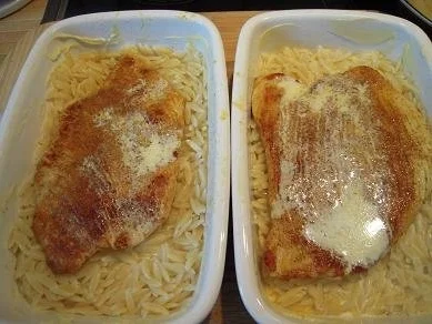 Spargel auf Putenschnitzel mit Käse überbacken - Rezept - Bild Nr. 6