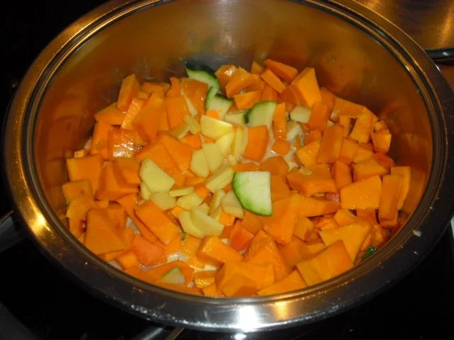 Rezept: Kokos - Kürbis - Koriander - Süppchen Bild Nr. 3 Kokos - Kürbis - Koriander - Süppchen - Rezept - Bild Nr. 3