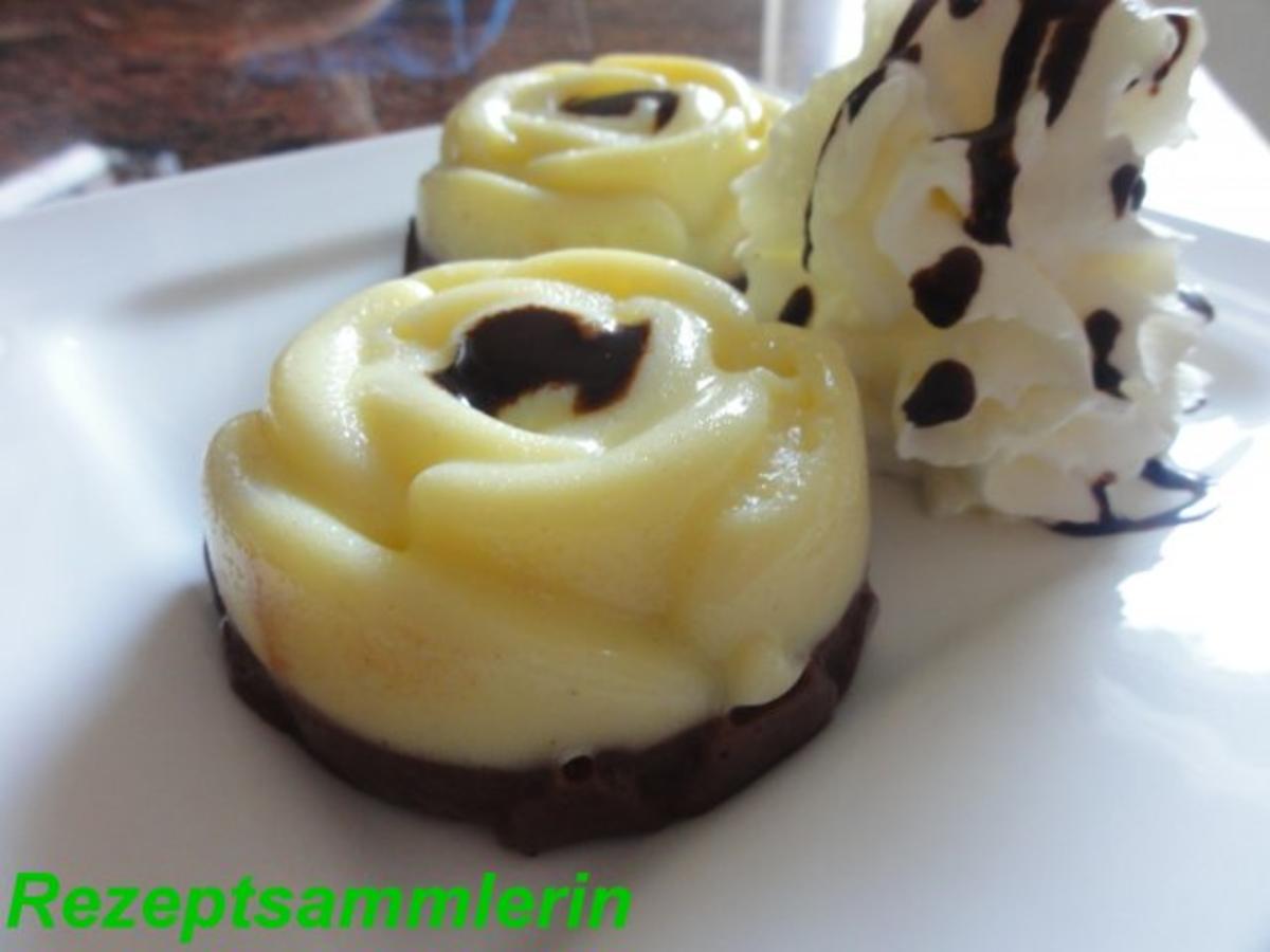 Dessert:  SCHOKO - VANILLE - PUDDING - Rezept