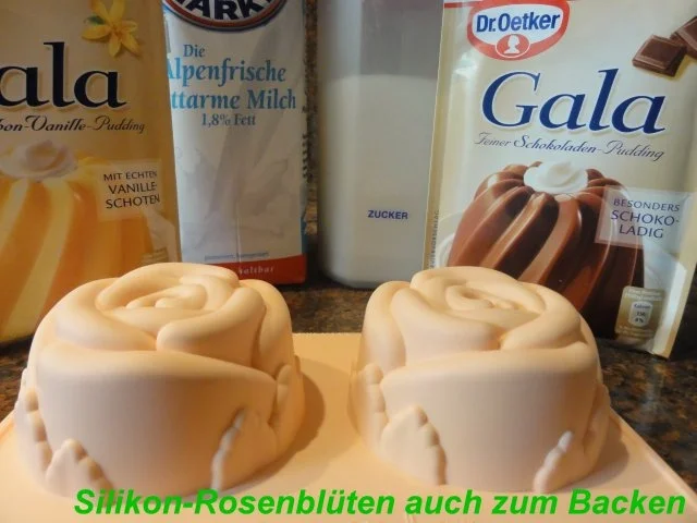 Dessert:  SCHOKO - VANILLE - PUDDING - Rezept - Bild Nr. 2
